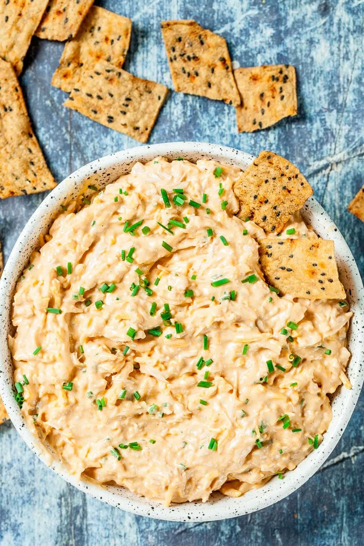 This easy cheesy chicken dip is perfect for game day and last-minute gatherings. It comes together in about 5 minutes with just five ingredients and doesn’t require any baking. Creamy, flavorful, and endlessly scoopable, it’s great served with crackers, chips, or fresh veggies.