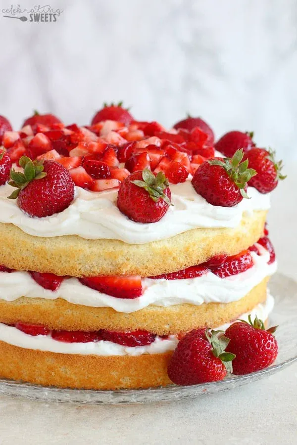 This strawberry shortcake layer cake has all the classic flavors of strawberry shortcake in a stunning, bakery-style dessert. With soft cake layers, fresh strawberries, and fluffy cream, it’s a show-stopping treat that’s perfect for celebrations, holidays, or anytime you want a dessert that looks as good as it tastes.