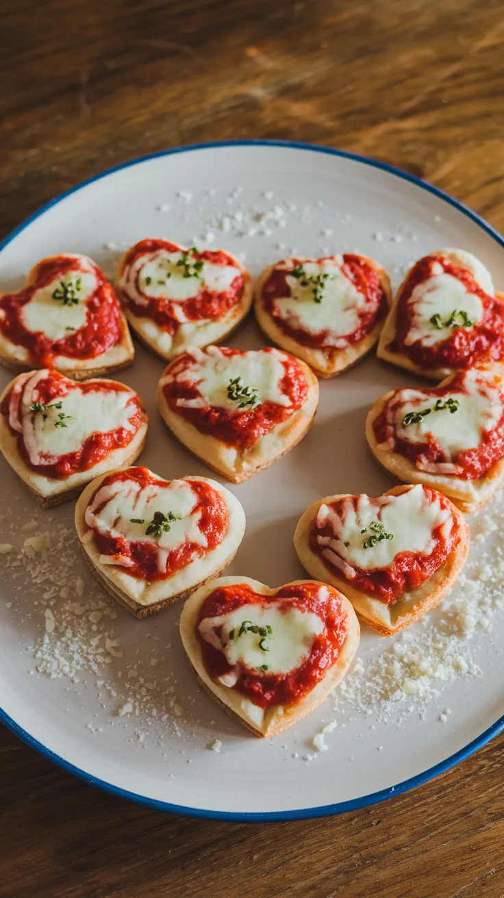 These heart-shaped mini pizzas are as fun to make as they are to eat. Kids will love cutting the dough into hearts and adding their own toppings, while the smell of bubbly cheese and tomato sauce makes it feel extra special. Perfect for a Valentine’s Day lunch, party, or a hands-on kitchen activity that turns food into a little celebration.