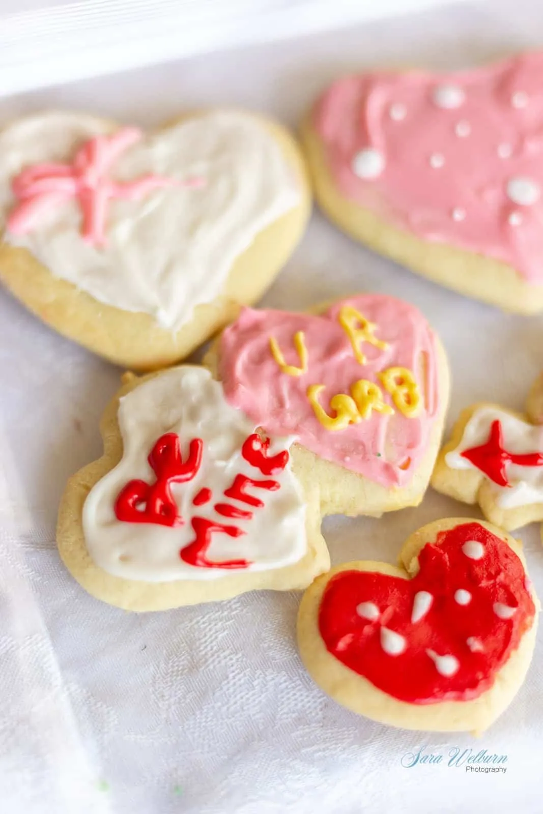 These sour cream sugar cookies bake up perfectly soft and are made for Valentine’s Day. Shape them into hearts, frost with creamy pink or red cream cheese icing, and watch them disappear fast.