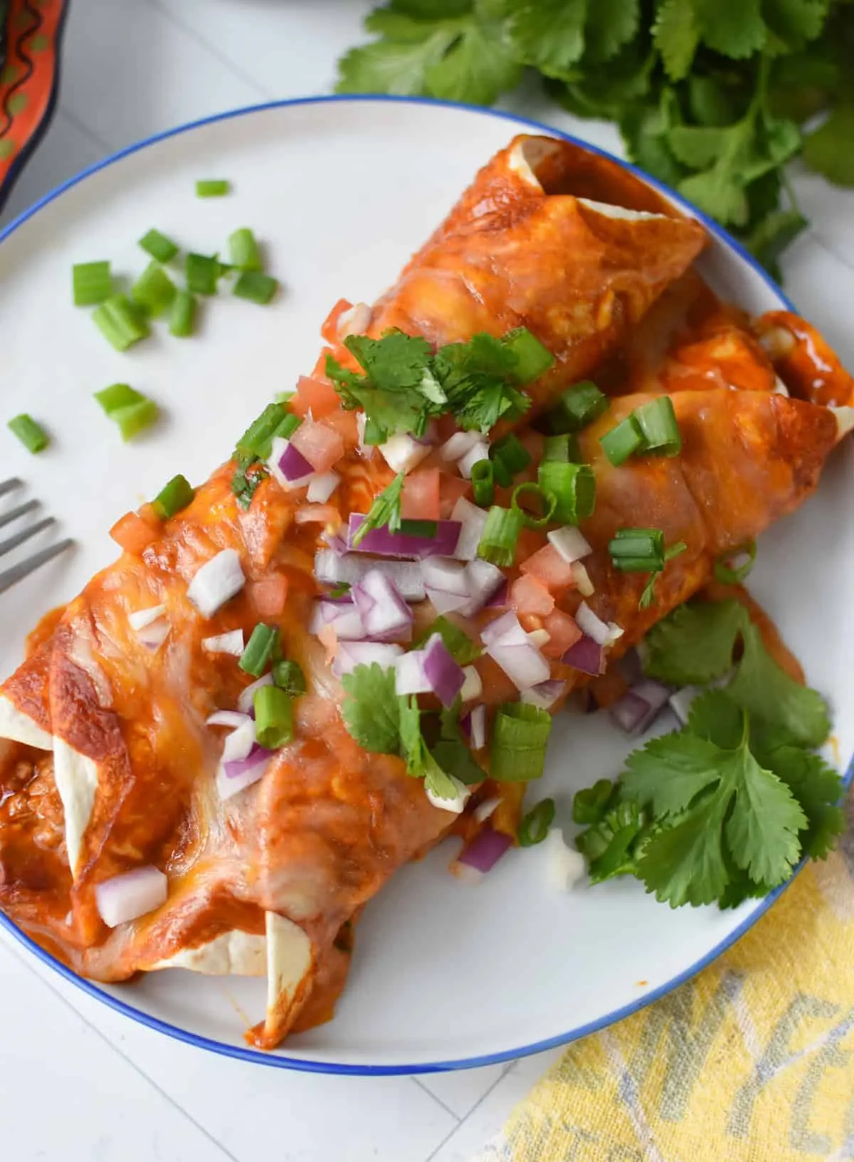 These pork enchiladas are packed with bold flavor thanks to seasoned ground pork, plenty of melty cheese, and zesty enchilada sauce. Wrapped in tortillas and baked until golden and bubbly, they’re easy to make and always a hit at the table. A great option for family dinners or meal prep when you want something comforting that reheats beautifully.