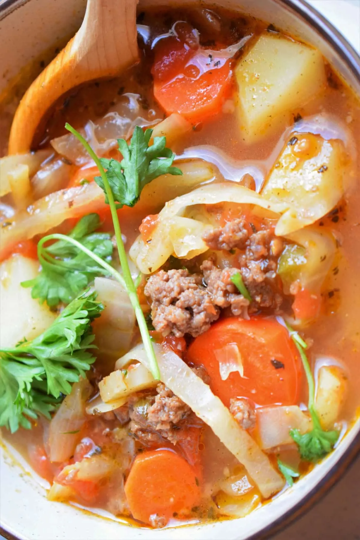 This beef and cabbage soup is hearty, comforting, and perfect for cold winter days. Loaded with tender meat, plenty of vegetables, and seasoned with fresh herbs and spices, it’s the kind of soup that truly warms you from the inside out and keeps you full long after the bowl is empty.