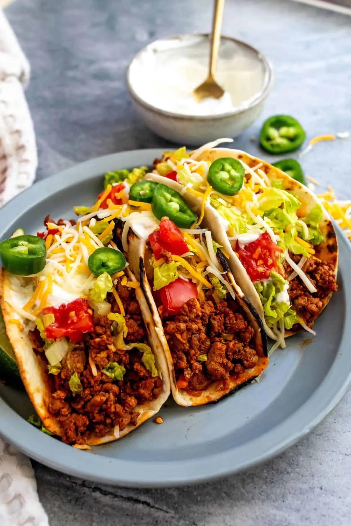 These beef soft tacos are a reliable, no-fuss option for taco night. Tender, well-seasoned beef is tucked into soft flour tortillas and finished with your favorite toppings for a meal that’s full of flavor without a lot of effort. Ready in about 30 minutes, they’re perfect for busy weeknights when you want something everyone will happily eat.