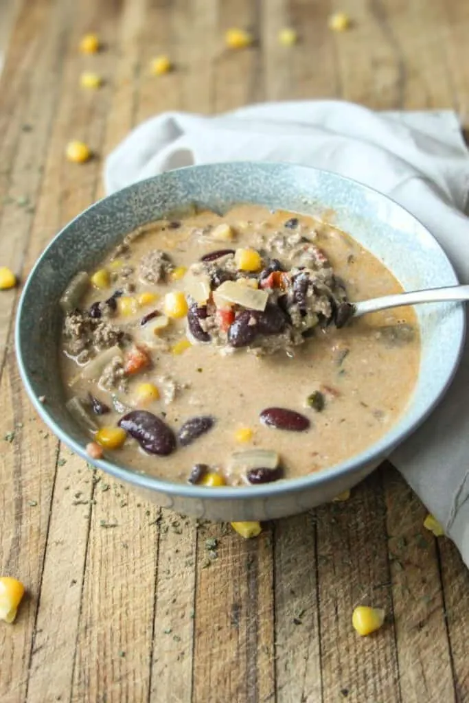 This creamy taco soup is one of those dependable, family-approved recipes that makes soup season so much easier. It’s cozy, flavorful, and flexible enough to work on the stovetop, in the crockpot, or even the Instant Pot. Kid-friendly, freezer-friendly, and perfect for busy nights or game day, it’s the kind of comforting soup you’ll want to keep in regular rotation all fall and winter.