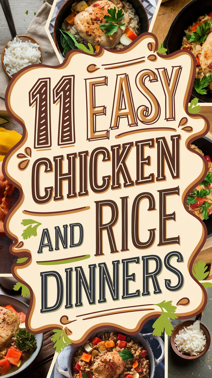 Some nights, you just need a dinner that basically cooks itself, right? Chicken and rice is one of those magic combos—simple ingredients, minimal effort, and always a hit with the family. Whether you’re throwing everything into a slow cooker, whipping up a quick skillet meal, or making a cozy casserole, these recipes are weeknight lifesavers. From cheesy, creamy comfort food to fresh and flavorful options, this list has a little something for everyone. So, grab your ingredients and let’s make dinner easy tonight!