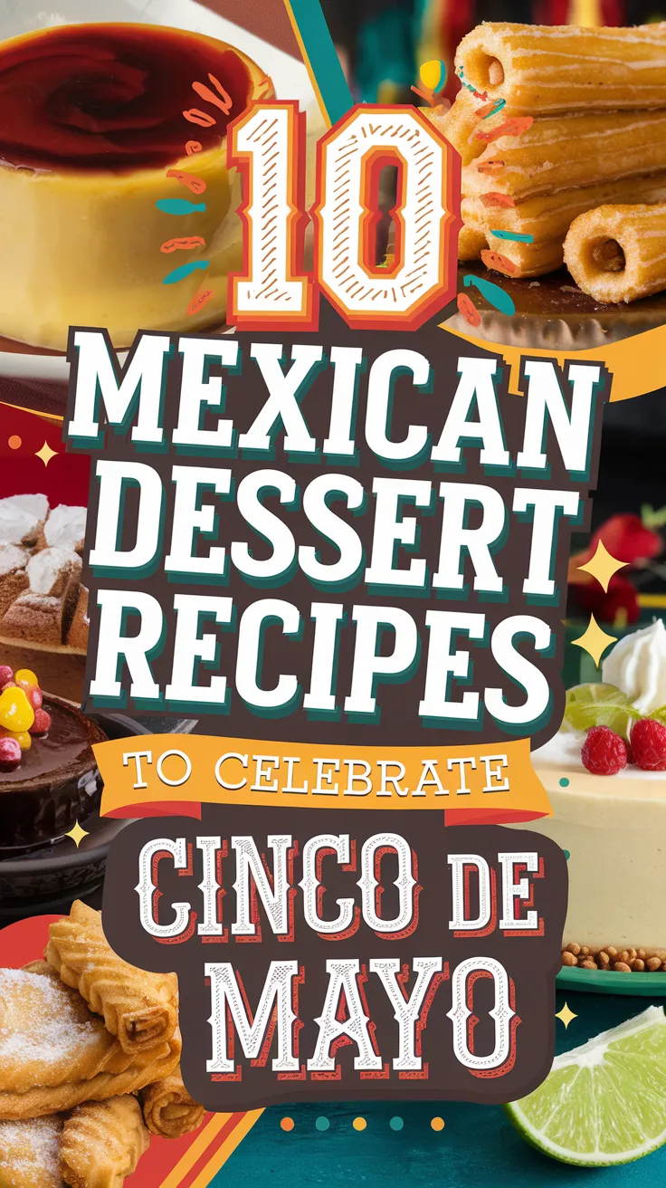 Cinco de Mayo is the perfect excuse to indulge in bold flavors and sweet treats, and these 10 Mexican dessert recipes bring all the rich, spiced, and creamy goodness to your table! 