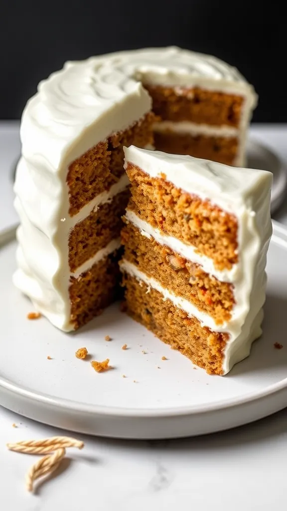 A carrot cake that’s gluten-free, vegan, AND delicious? Yes, it’s possible! This moist and flavorful cake is packed with warm spices, fresh carrots, and a luscious dairy-free cream cheese frosting. It’s perfect for birthdays, brunches, or any time you want a cake that everyone (yes, even non-vegans) will love!