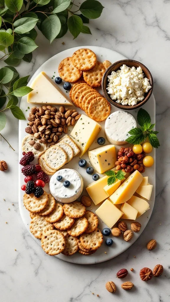 Sweet and Savory Cheese Board